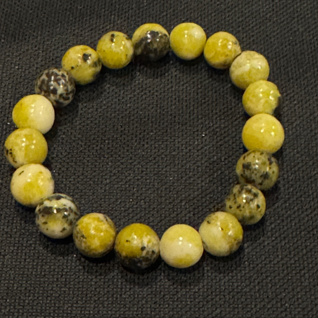 Yellow Turquoise 10mm 7-7.5mm